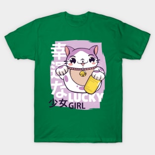 Kawaii Lucky Girl T-Shirt